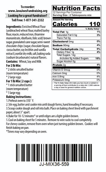 Chocolate Chip Cookie Mix