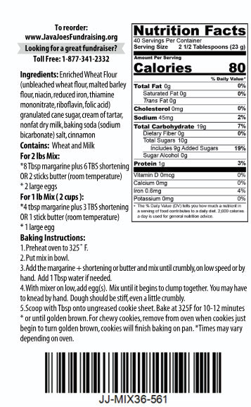 Snickerdoodle Cookie Mix